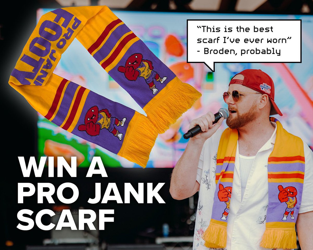 We are doing a giveaway over on our Instagram for a Pro Jank Footy scarf. Head there now to enter!