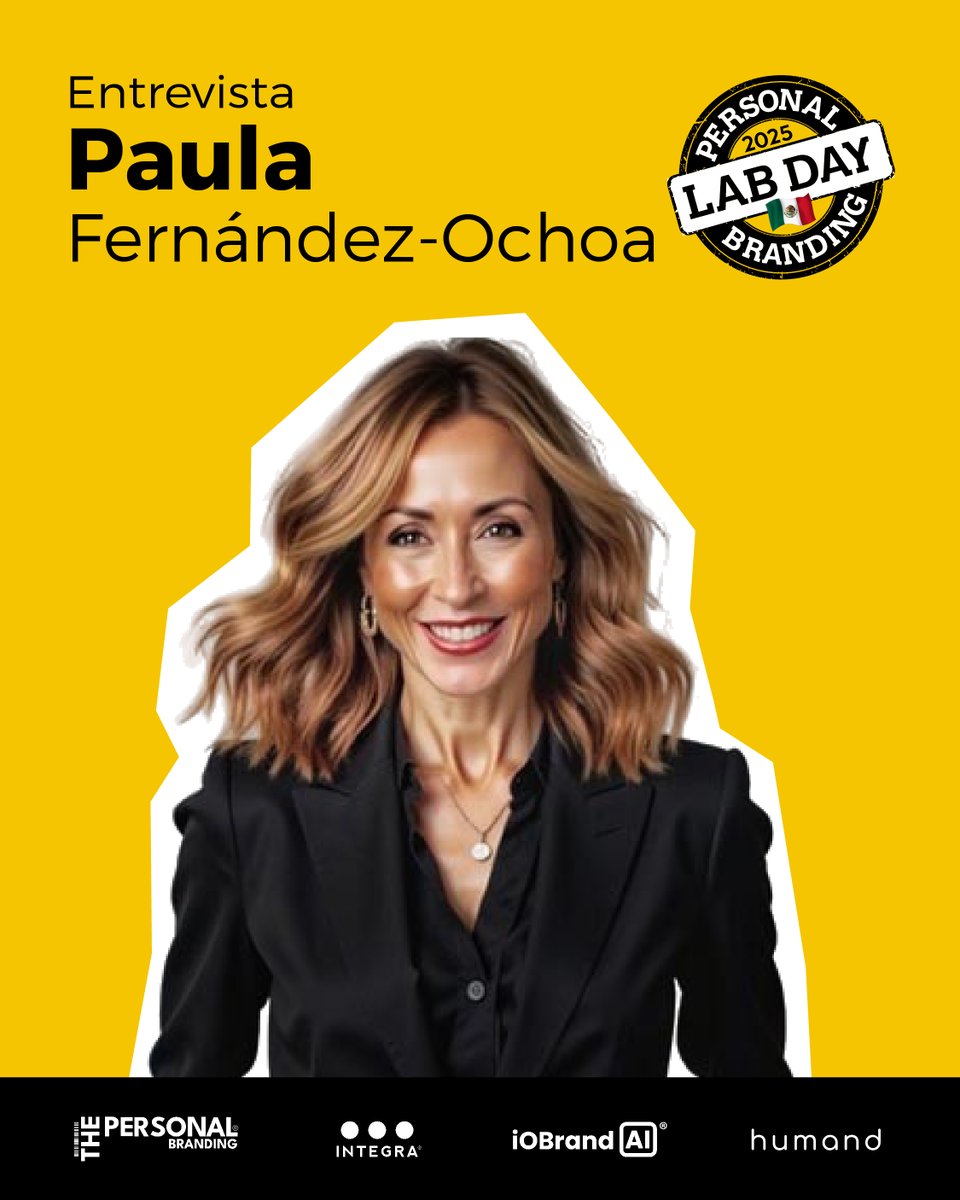 “La #marcapersonal no es un destino.”
PaulaFernández-Ochoa comparte cómo la autenticidad, la disciplina y la pasión impulsan tu marca personal y tu vida.
🎥 Entrevistas #PBLabDay2025
Disponible en🟣 Humand &amp; 🔴 YouTube
 tally.so/r/mekeGk