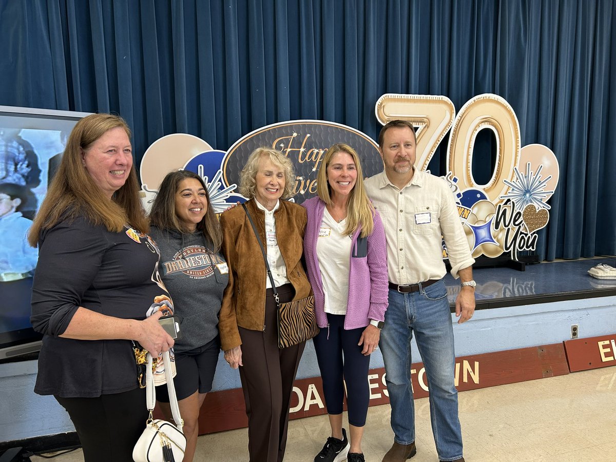 darnestownes's tweet photo. Our 70th anniversary was a smashing success. Thank you to all our past and present students and staff who stopped by today! https://t.co/MDFk4V7y5z