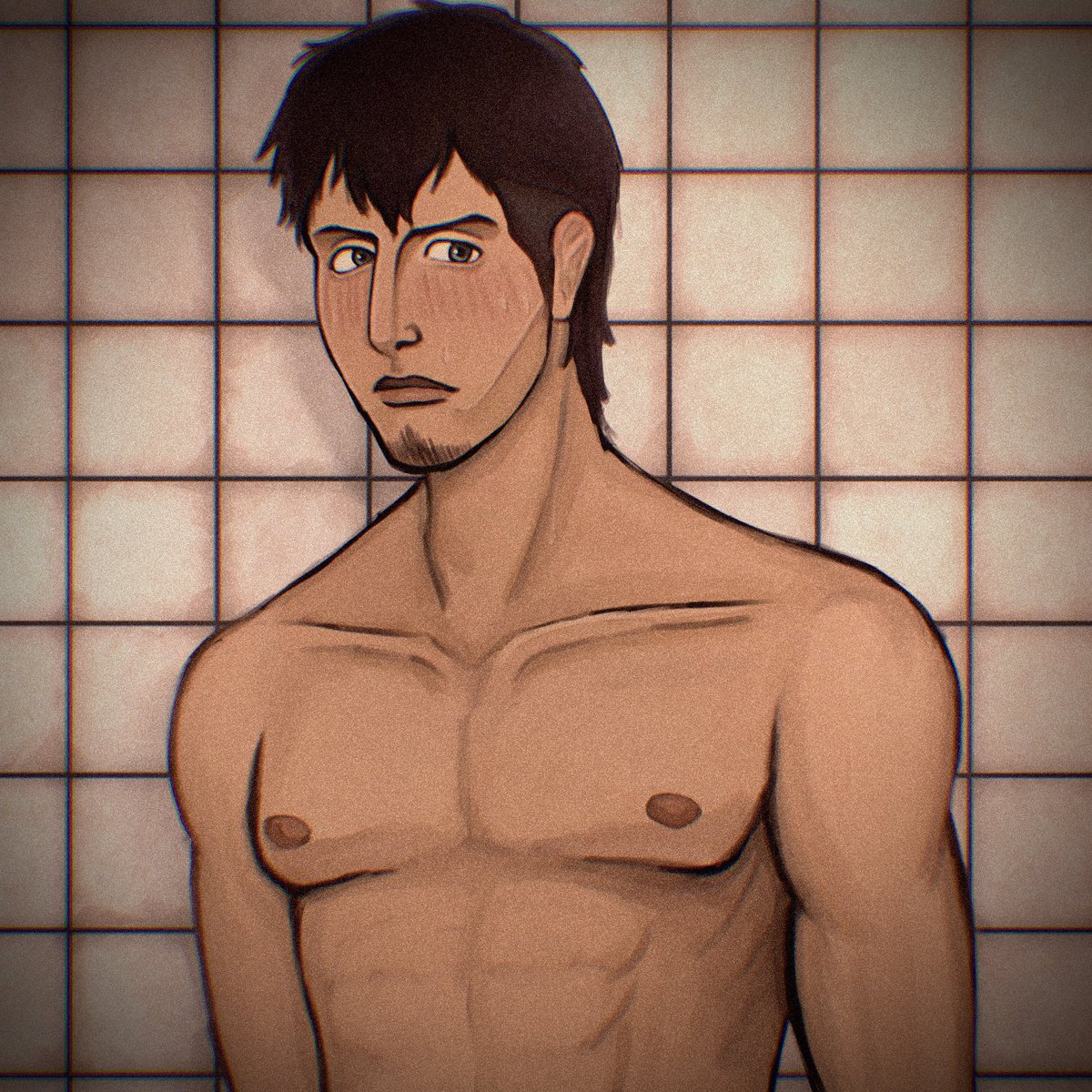 sauna bertholdt redraw hi #aot #bertholdt