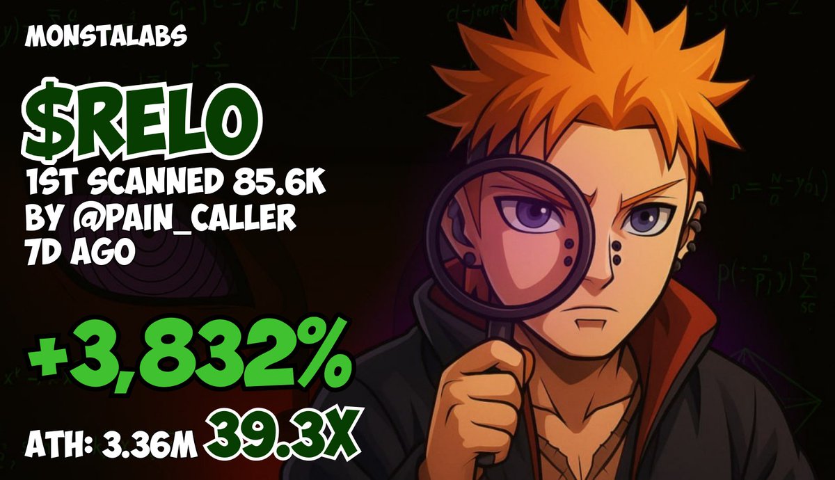 Every post I upload about $Relo makes me happier seeing this great work. It recently reached a new all-time high of 3.3M. Sometimes you just need to believe in something and understand the tech. If you understand the tech, you understand the future. 40x