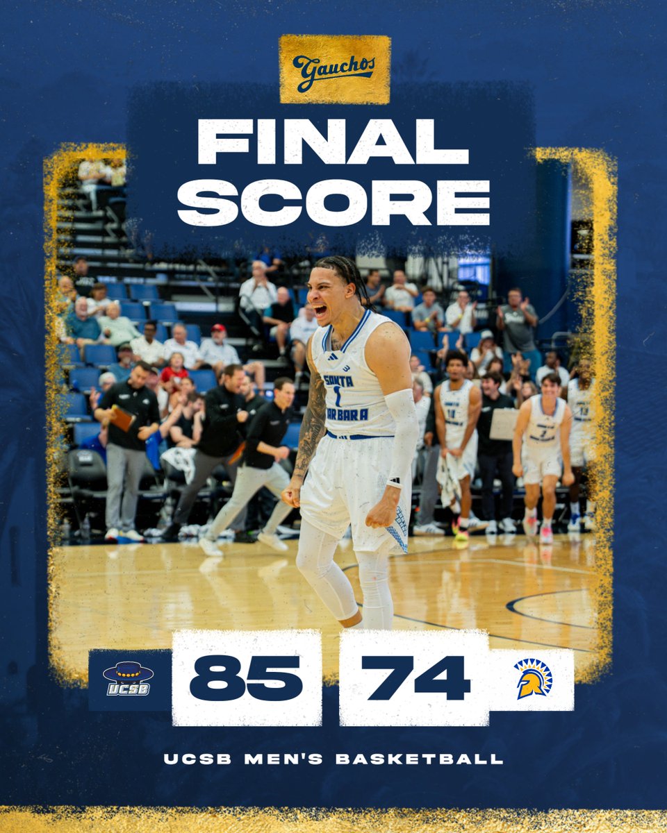 UCSBbasketball's tweet photo. DUB #⃣2⃣

#GoGauchos https://t.co/8Mrg2GrRsf