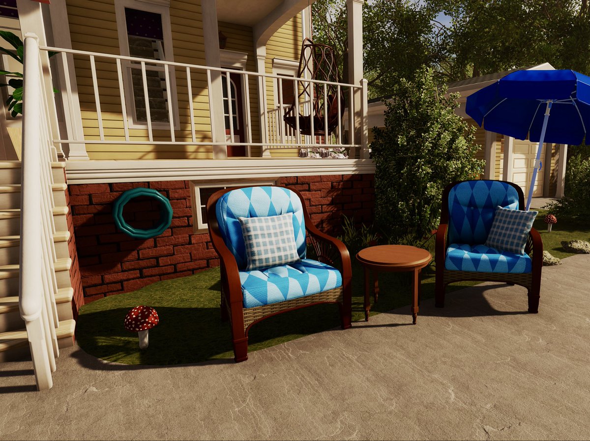 ZoiJaime86's tweet image. #ShowUsYourBuilds #lifesimulation #lifesimgames #cozygames #houseflipper2 #simgames