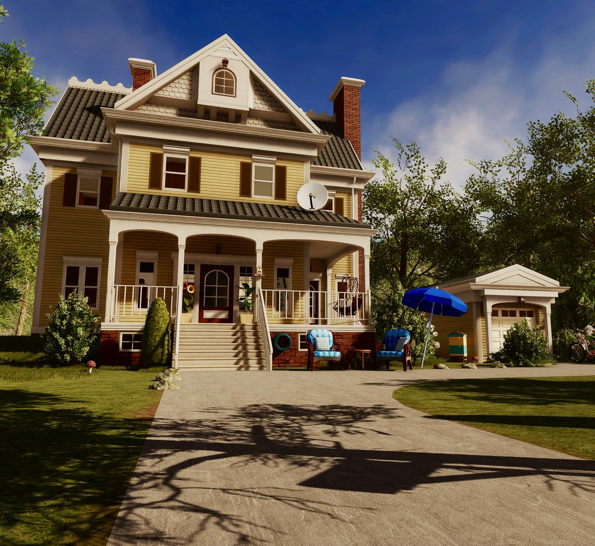 ZoiJaime86's tweet image. #ShowUsYourBuilds #lifesimulation #lifesimgames #cozygames #houseflipper2 #simgames