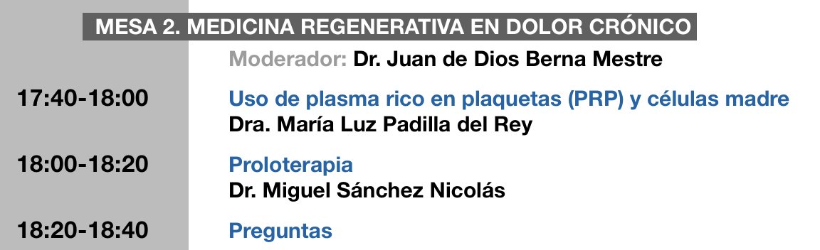 MuleroCervantes's tweet photo. Menuda mesa de medicina #regenerativa se han marcado nuestra presidente (hasta hoy) la Dra. @pelirroxapr y los doctores @dr_sannic y Juan de Dios Berna en #SMD2025 @SMurcianadolor https://t.co/FoJrKG4mVq