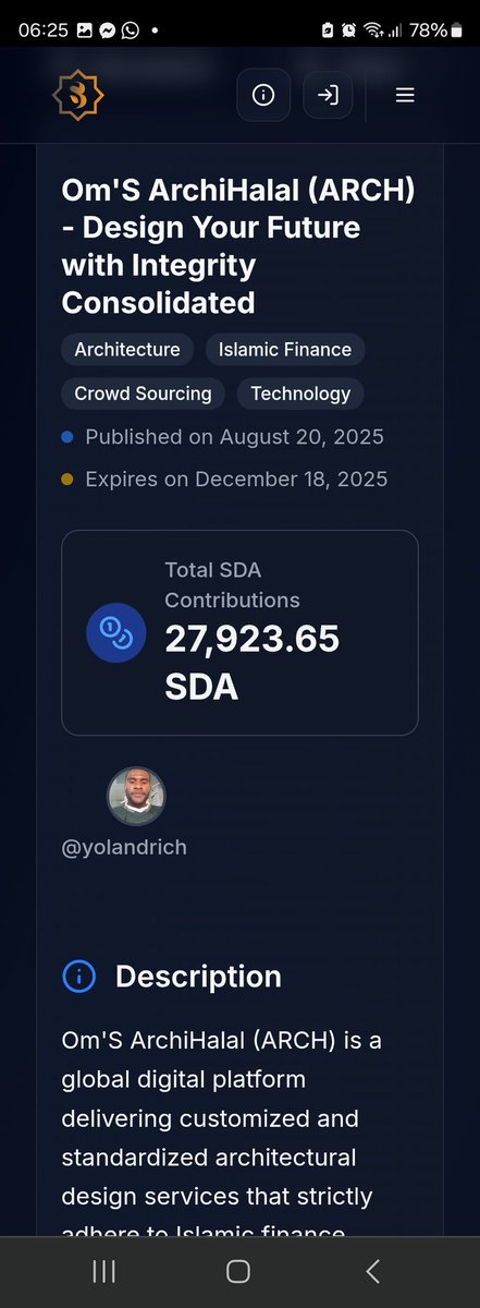 Nht38654969's tweet image. 🏗️ Om’S ArchiHalal (ARCH) — Designing the Future, the Halal Way!
Experience AI-powered, Shariah-compliant architectural design with innovation, transparency, and sustainability at its core. 🕌✨

#ArchiHalal #HalalDesign #AIDesign #SustainableArchitecture sidrastart.com/project/4cd6dc…