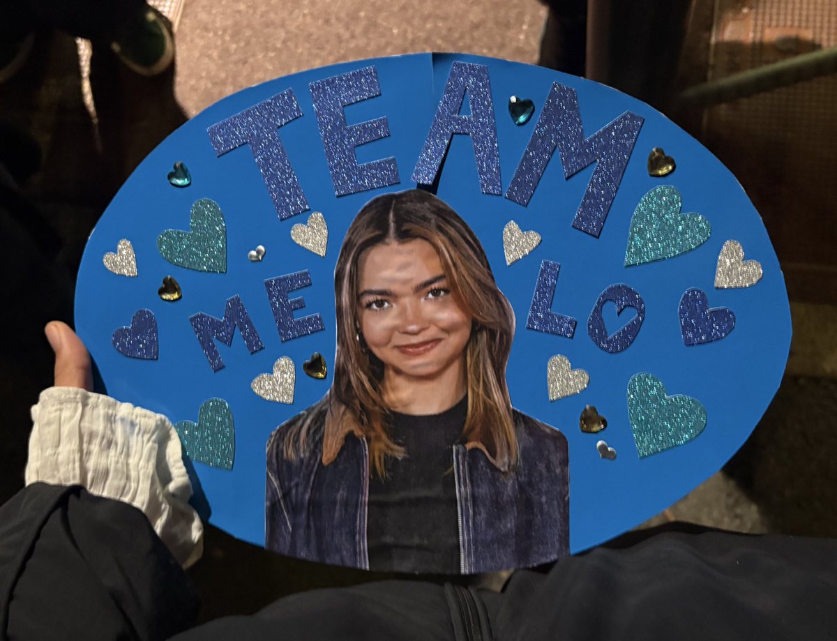 cobalader's tweet image. Ma pancarte pour Melissa 💙 elle a mérité de rester  #staracademy