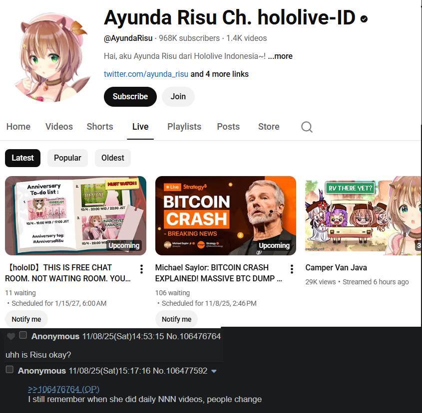 VTuber Shitposts tweet media