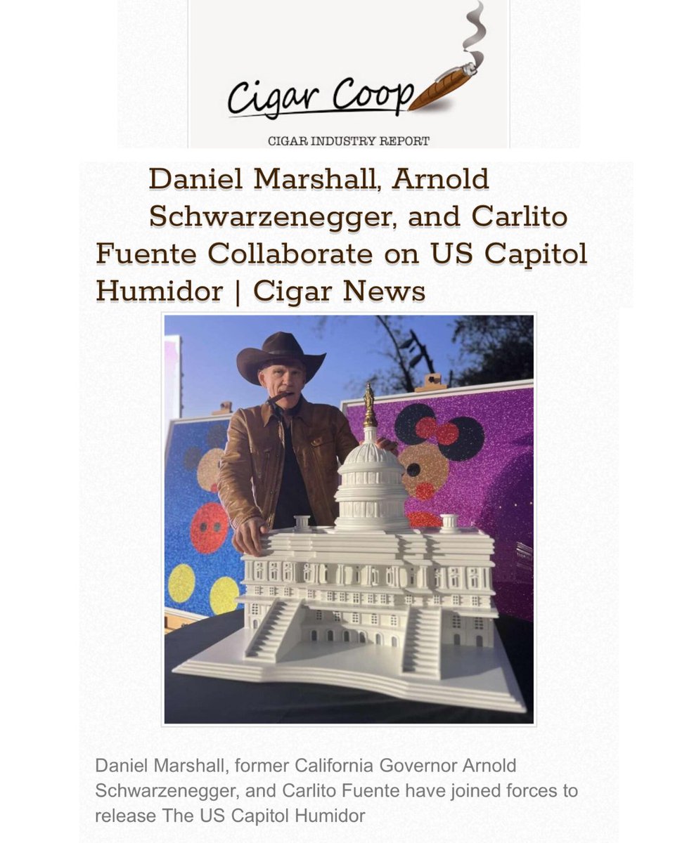 Press on The United States Capitol Humidor 2025 -

cigaraficionado.com/article/two-ne…
cigarinspector.com/news/daniel-ma…
@afuentecigars