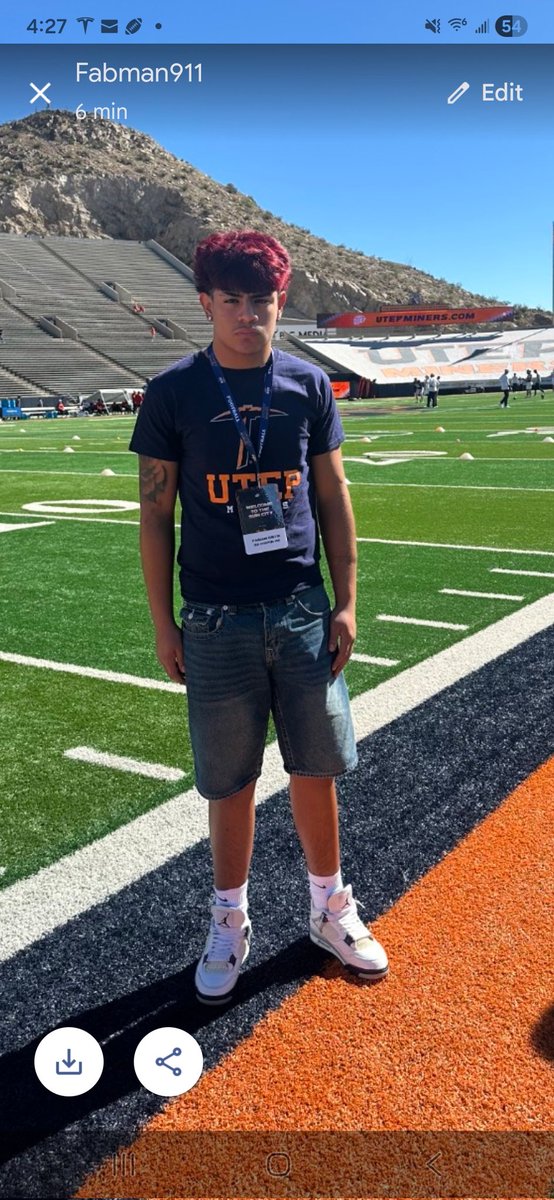Had an amazing time at UTEP for the Game Day Invite! 🔥 Grateful for the opportunity and hospitality from <a href="/COACHJMACRB/">Jourdan McNeill</a> and the UTEP Football staff. 🏈⚒️ Great energy, great program! #UTEPFootball #GoMiners #WinTheWest #915Football #ChapinHuskies #ClassOf2028 #RB #PicksUp