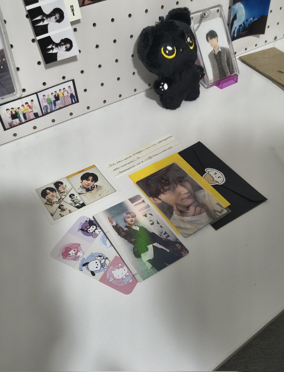 jaydreamscape's tweet image. feedback positivo: @hannnieehee 
sunoozinho chegou em perfeito estado, bem rapidinho, o atendimento dela foi ótimo super atenciosa, maso é uma fofa, amei e comprarei mais vezes 🖤