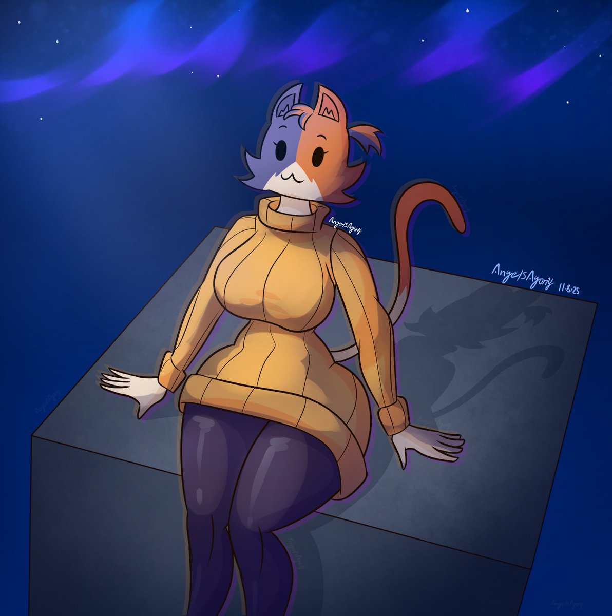 Cate watching the stars