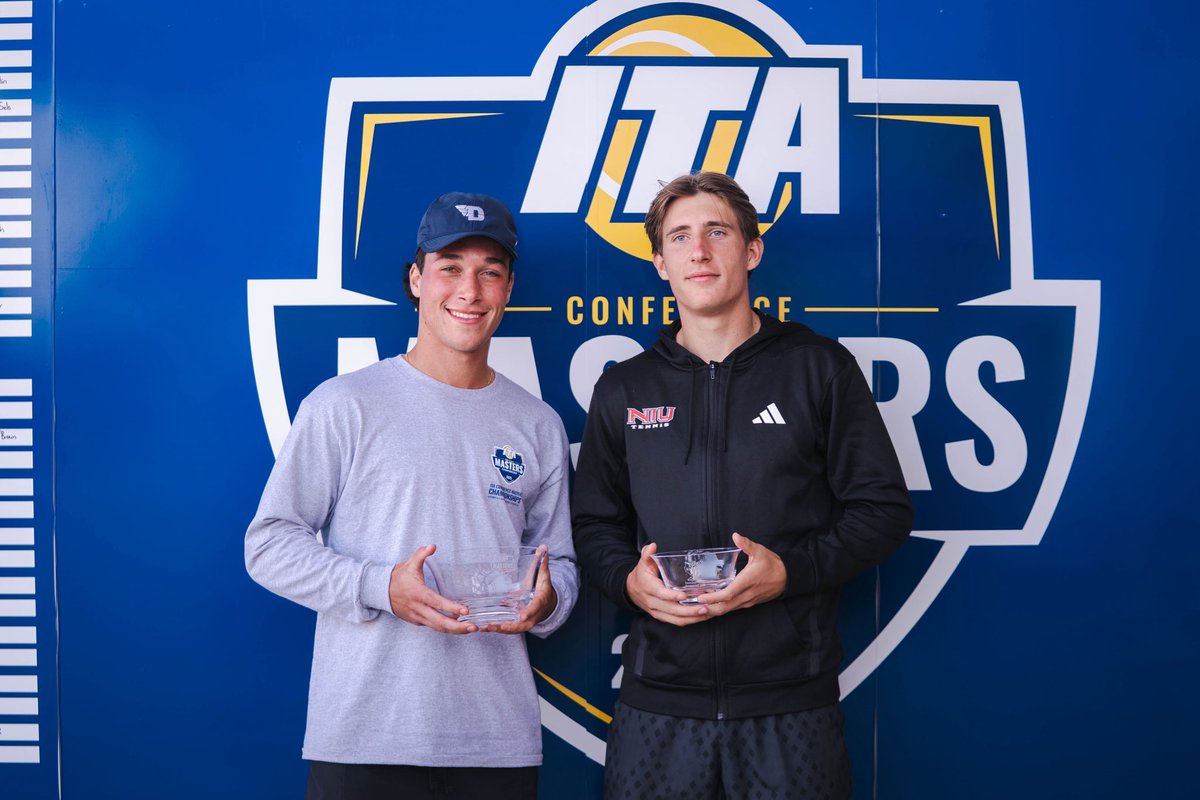 Mikkel is a Backdraw Co-Champion at <a href="/ITA_Tennis/">ITA</a> Conference Masters‼️

#UDMTEN // #GoFlyers