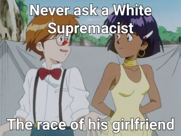 blackkefka's tweet photo. Wasn't just on here saying white men need to do better to guard their women from black men? https://t.co/QqFenw1Lco