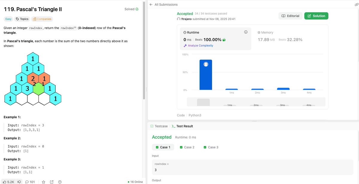 trajanorec's tweet image. Seguimos...
#100daysofcoding
#LeetCode