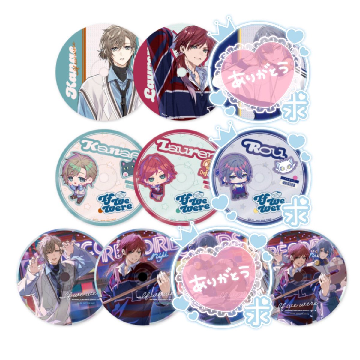 【交換】にじさんじ If We Were ~Kanae, Lauren &amp; Rou ver.~ ランダムフォト風カード フォトカ ラウンドカード 特典 

譲：画像1.2枚目

求：3.4枚目or 定価+送料(ﾌｫﾄｶのみ)

郵送交換 or 11/9難波手渡し
検索からでもお声掛けください🙇🏻‍♂️