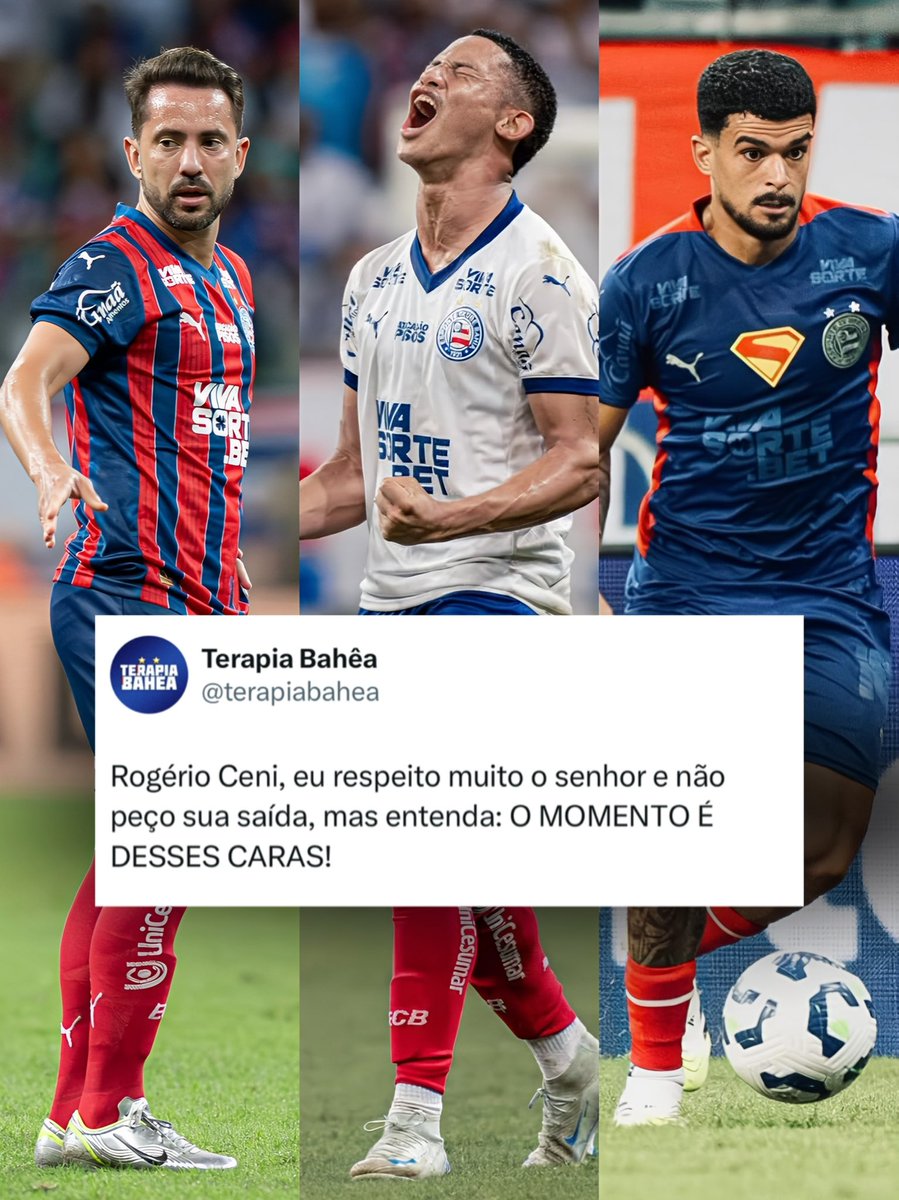 Rogério Ceni, futebol é fase. Futebol é momento e o momento é deles, bota os caras para jogar!