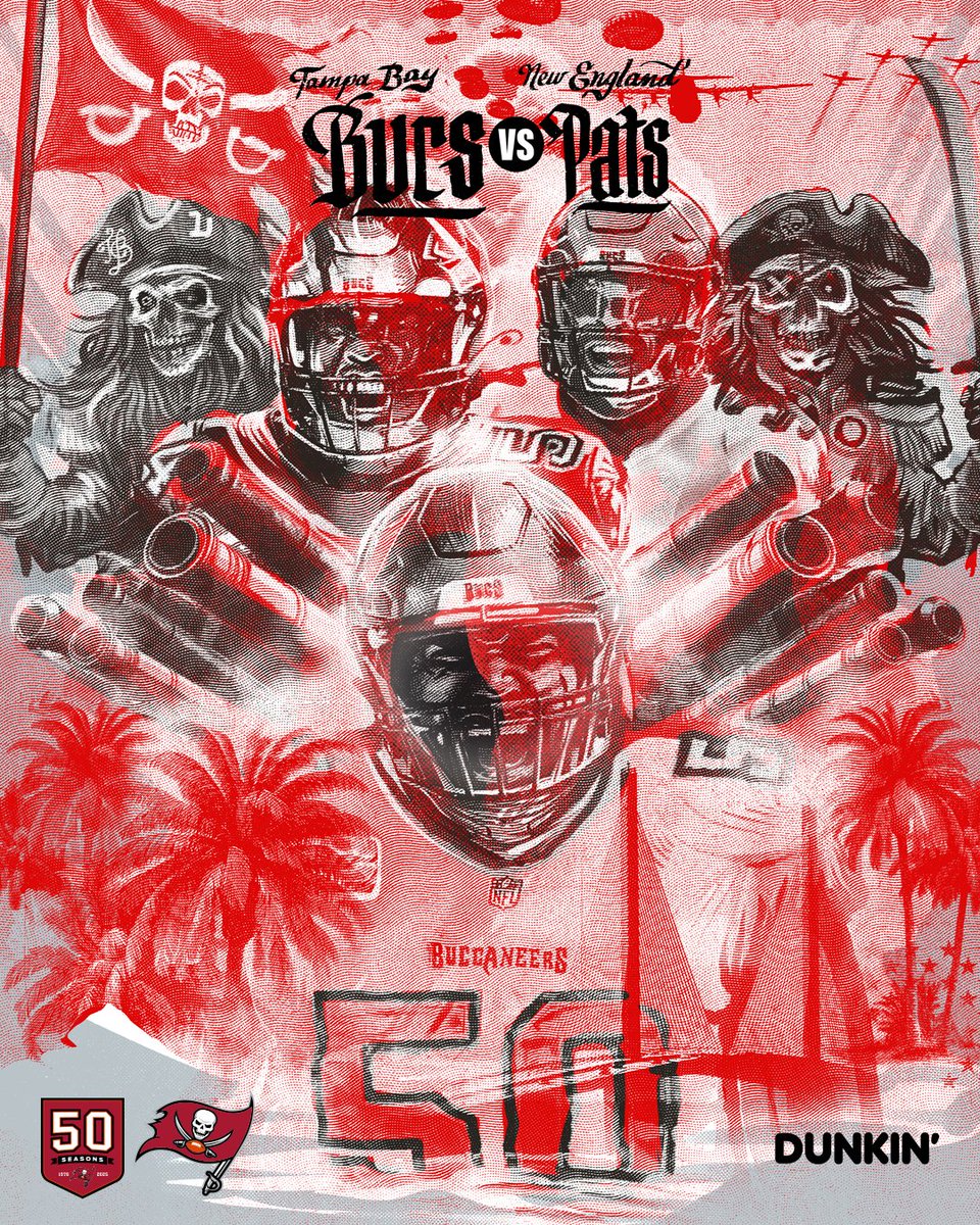 Buccaneers's tweet image. Raise the Flags. Defend the Bay. 🏴‍☠️

#WeAreTheKrewe
