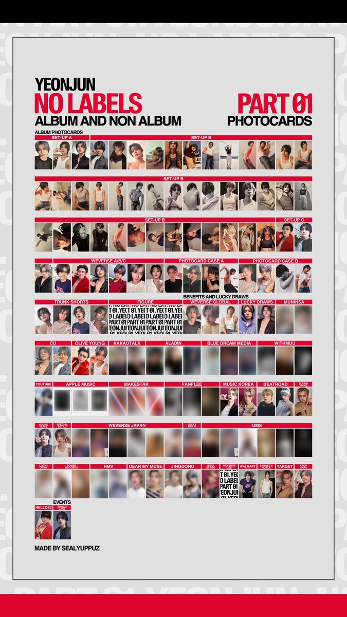 sealyuppuz's tweet image. ☆ YEONJUN NO LABELS: PART 01
photocard template / wishlist

- album and non album
photocards (left)
- all album and non album (right)

ㄴ HD drive link in thread
#투바투 #투모로우바이투게더 #TOMORROW_X_TOGETHER #YEONJUN #연준 #ヨンジュン #NOLABELS #PART01