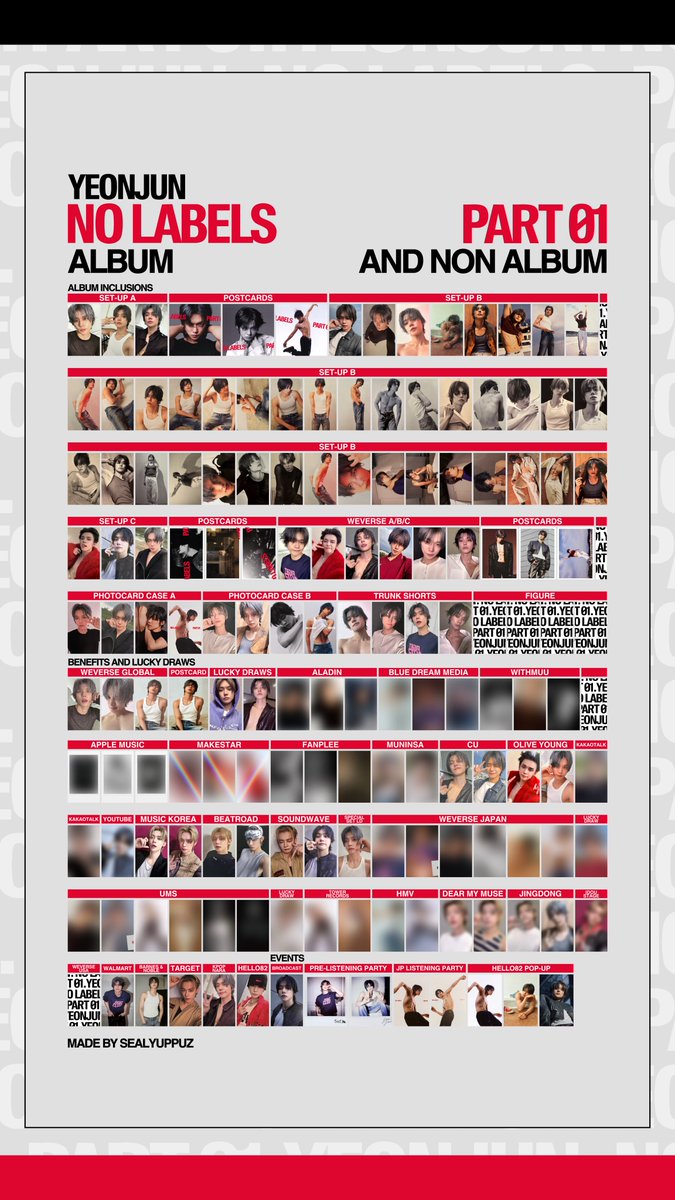 sealyuppuz's tweet image. ☆ YEONJUN NO LABELS: PART 01
photocard template / wishlist

- album and non album
photocards (left)
- all album and non album (right)

ㄴ HD drive link in thread
#투바투 #투모로우바이투게더 #TOMORROW_X_TOGETHER #YEONJUN #연준 #ヨンジュン #NOLABELS #PART01