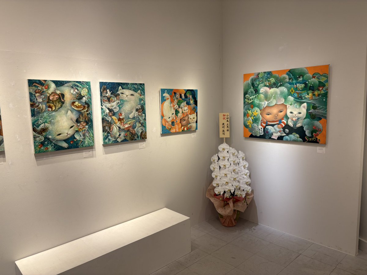 yugaoil's tweet photo. 個展終了いたしました。
ご来場ご高覧ありがとうございました。
引き続き乙画廊さんのオンラインショップに作品がありますので、ぜひご覧ください☺️
https://t.co/tSxKavDWsM https://t.co/zrZpnCHjNZ