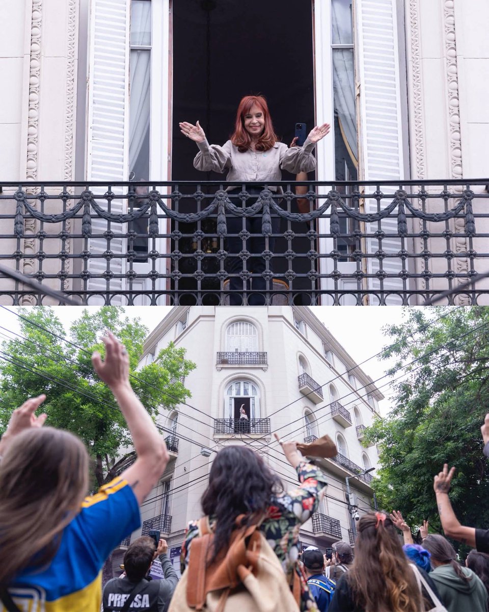 Fueron a verla porque Cristina es pueblo, como Diego. Porque los dos nunca se arrodillaron ante el poder y siempre estuvieron del mismo lado: el de la gente. El amor del pueblo no se proscribe.