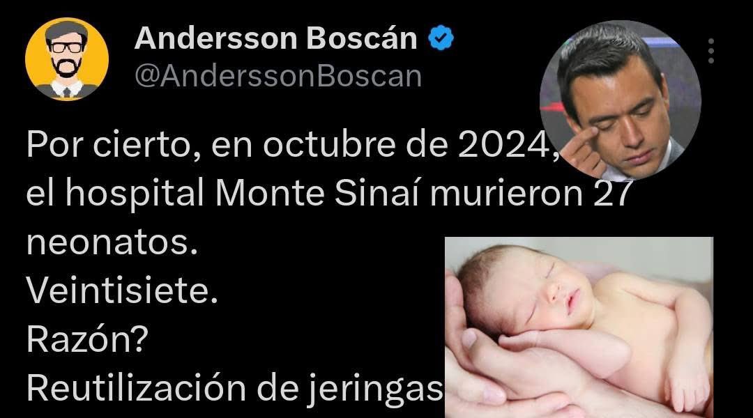 SperezO2024's tweet image. ¿Los neonatos que han muerto en los hospitales públicos por falta de insumos y malos procedimientos? Les suena? 🤔
#NO Les importa la #salud
#NO les importan los #niños 
#NO les importan los #jovenes que tienen menos oportunidades para acceder a una educación digna
#NO les…
