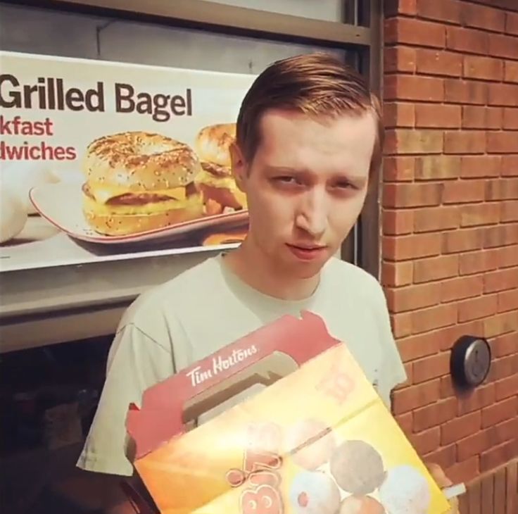 cshdoingstuff's tweet image. Will, Seth, and Ethan at Tim Hortons