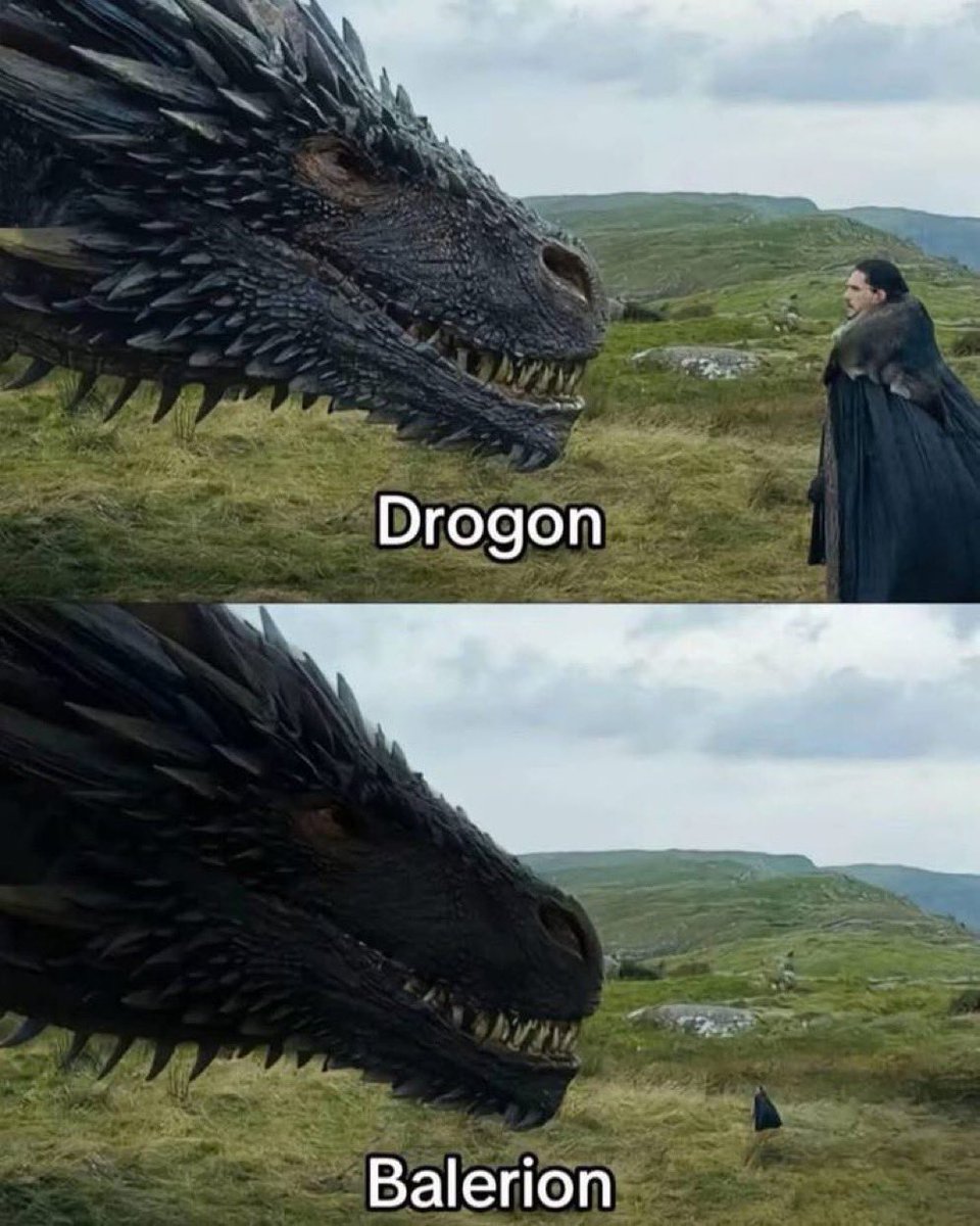 HOTDNewsHBO's tweet image. The size difference 👀