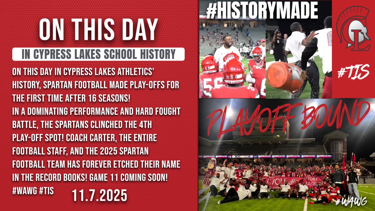 Cypress Lakes Athletics tweet media