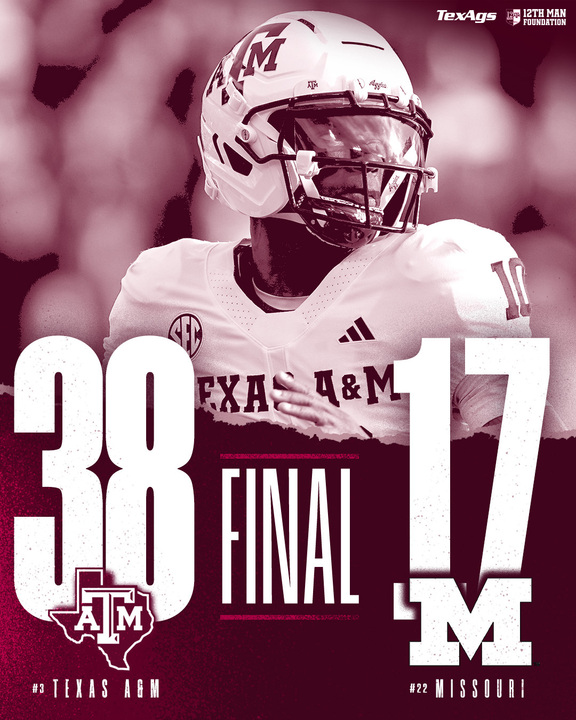 TexAgs's tweet image. SHOW ME 9-0 😤

#GigEm