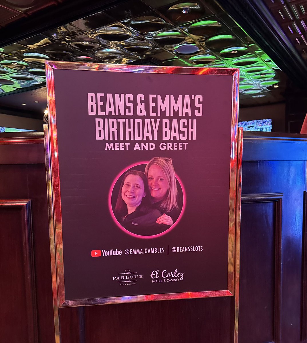BeansSlots's tweet image. Meet &amp;amp; Greet Monday at El Cortez!

Come hang out with us from 6–8 PM for photos, high-fives, slot talk, maybe even a little luck. Stick around after… we’re hitting the casino floor for a fun night of gambling 🎰

Who’s coming?