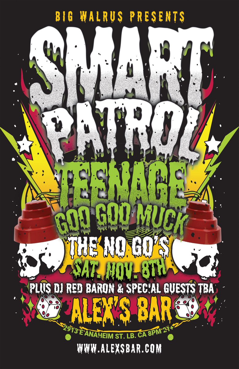 SmartPatrolBand's tweet photo. TONIGHT @alexsbar #SmartPatrol #DEVO #Tribute #Band https://t.co/pVOl1Jmen8