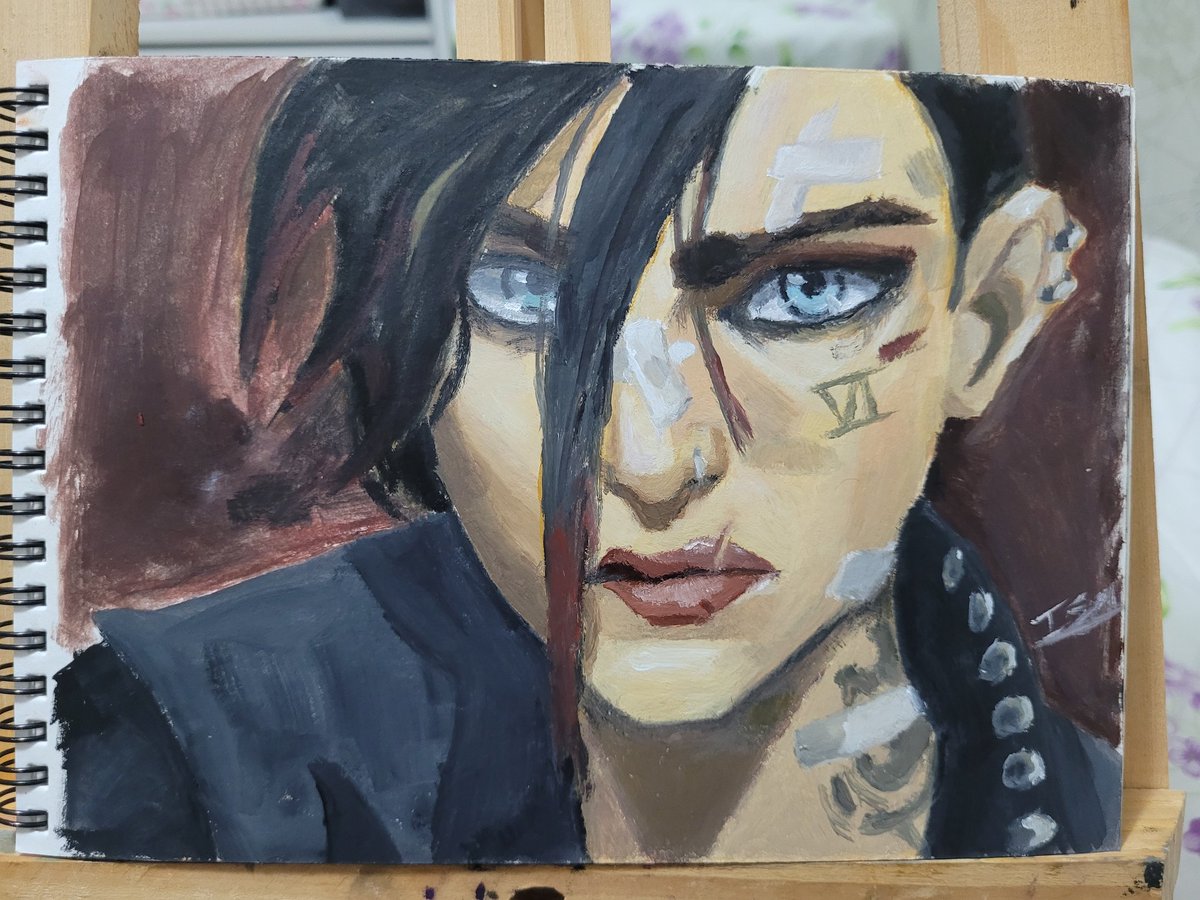 isaaartm's tweet photo. pitfighter vi
oil on paper https://t.co/giJUWK3BVI