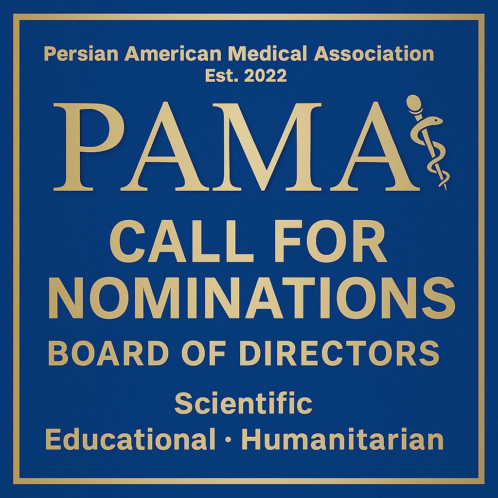 Persian -American Medical Association (PAMA) tweet media
