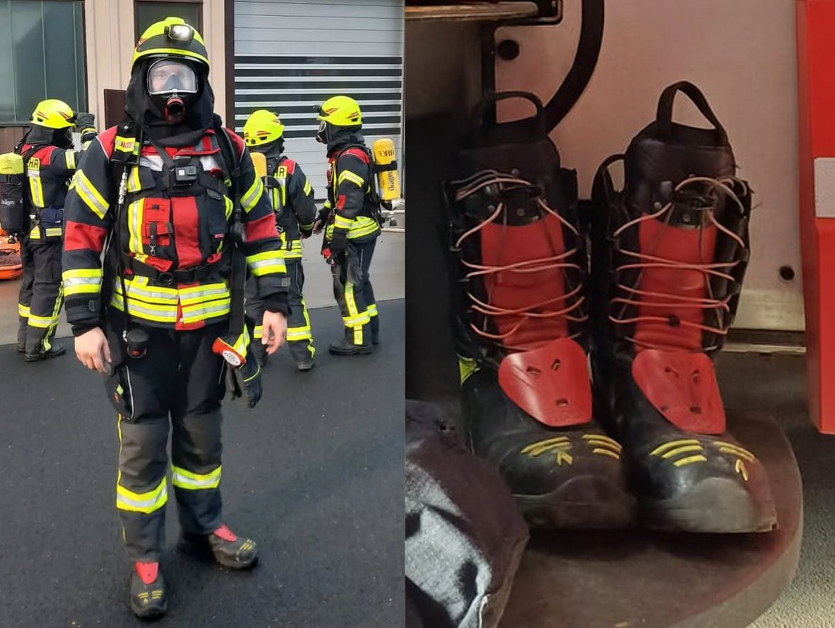 FireBootJoe's tweet image. The bigger the fireman's boots, the stronger they smell