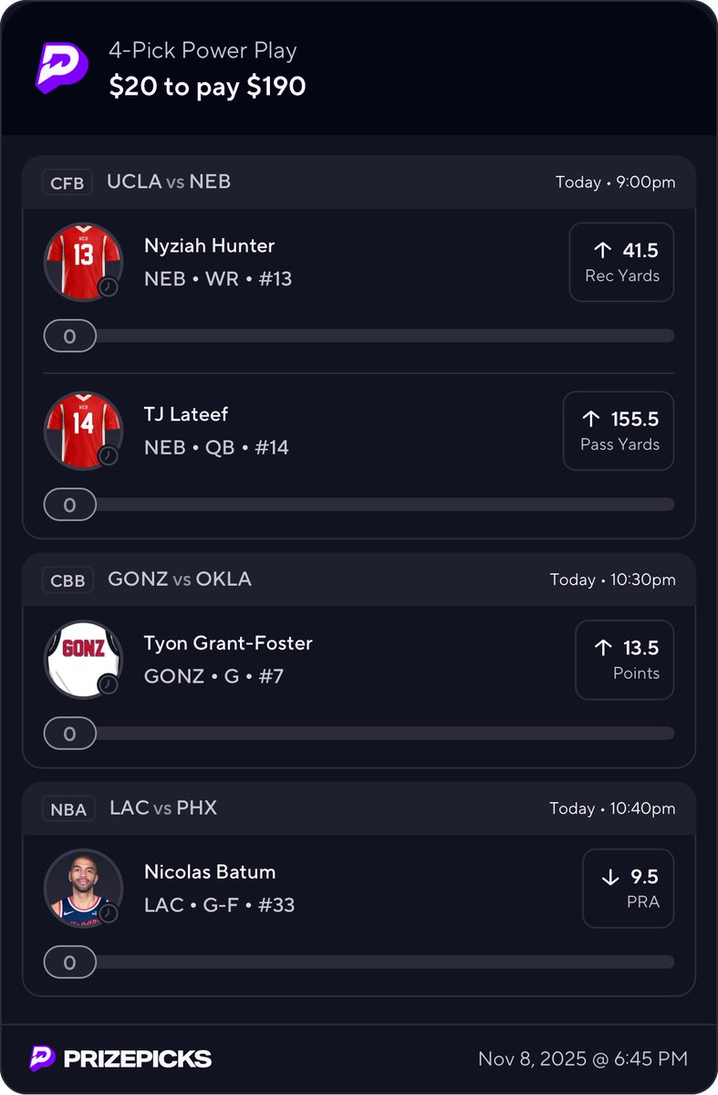 ChaseMoneyHQ's tweet photo. 10x For for yall, Let’s end the night ON A HEATER🔒

if We Sweep, Blessing One Person! Must Likes and Follow!💰💵

#PrizePicks #NBA #GamblingTwitter #CFB https://t.co/6T9IABWEwr