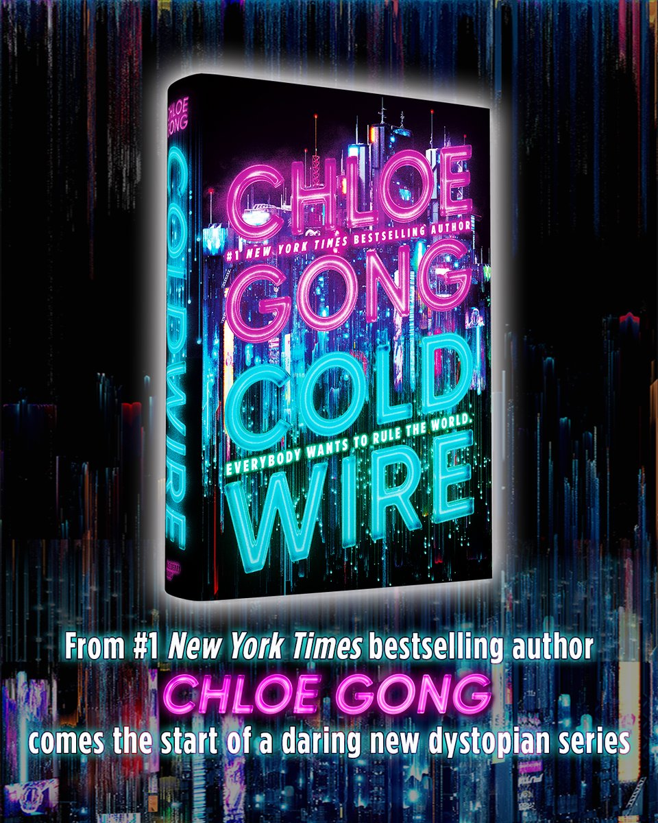 simonteen's tweet image. ICYMI @thechloegong is BACK with her new cyberpunk dystopian, #Coldwire, and it's out now! simonteen.com/book/coldwire/