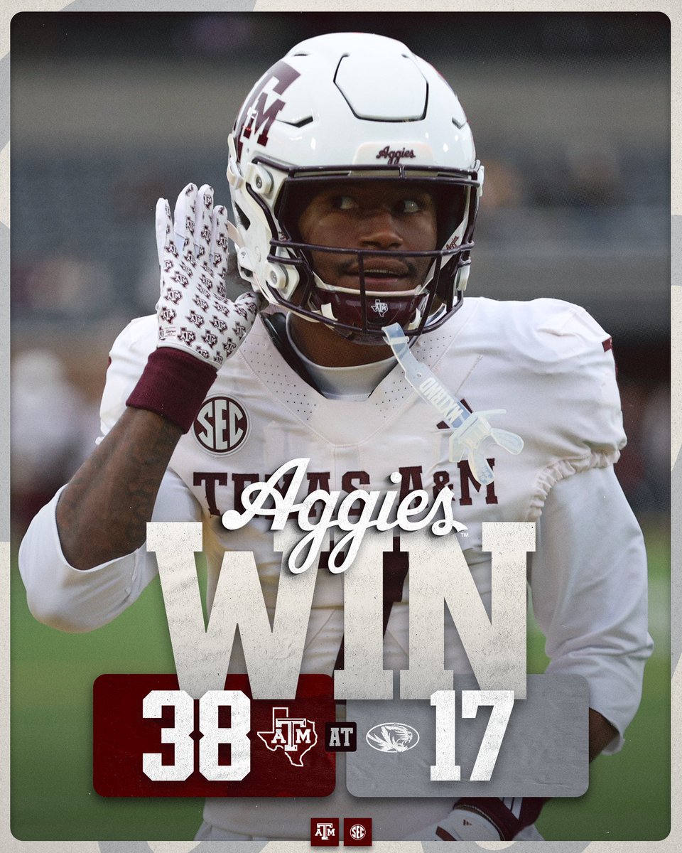 12thMan's tweet image. Did you Mizz us after that bye week?

#GigEm | 👍