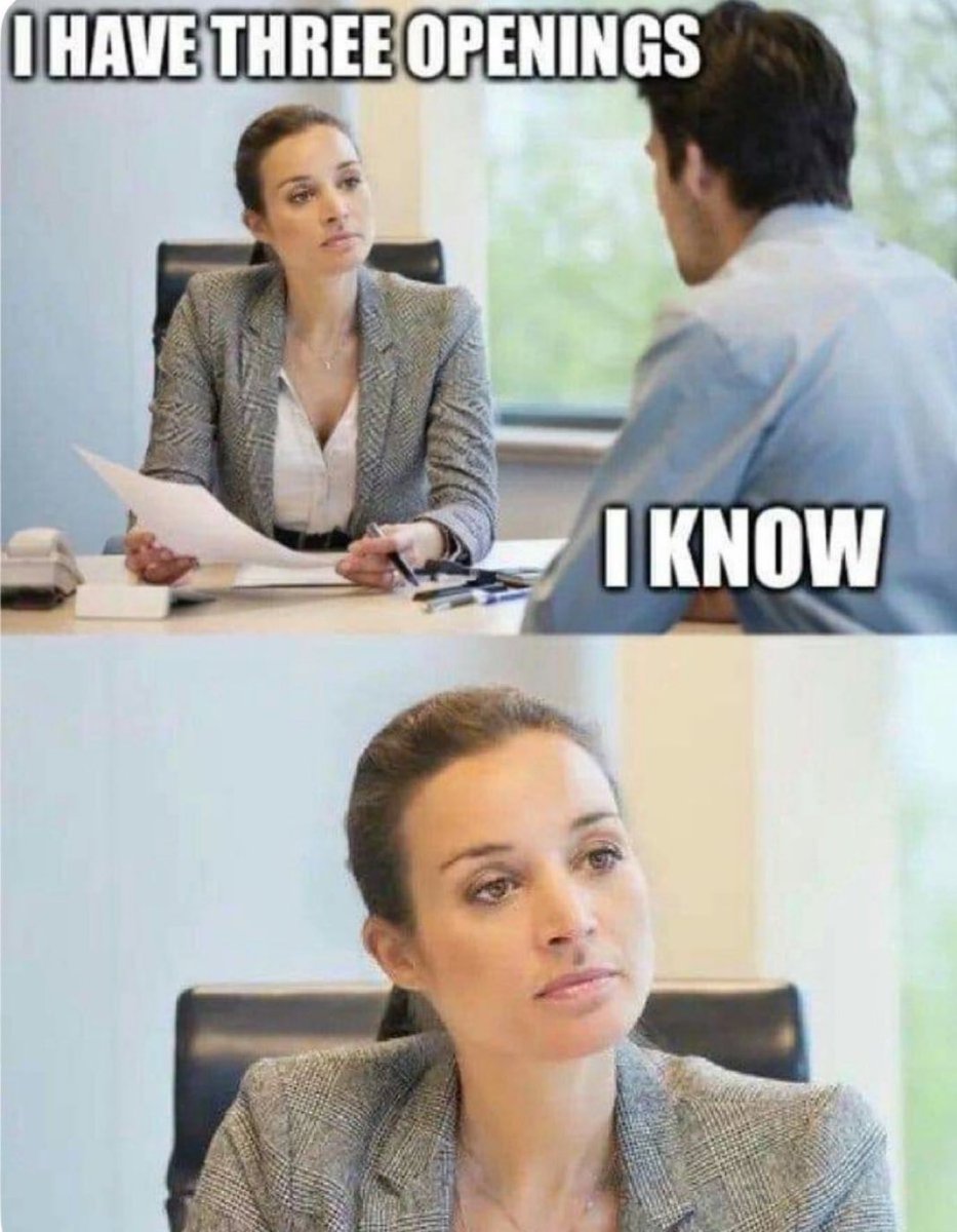 TheCriticalDri1's tweet photo. Why do I never get the job?? https://t.co/fXqxISoj3U