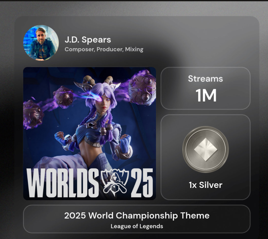 This one just crossed 1 million streams across all platforms. Thanks for listening everyone! Tune in to the finals tomorrow!