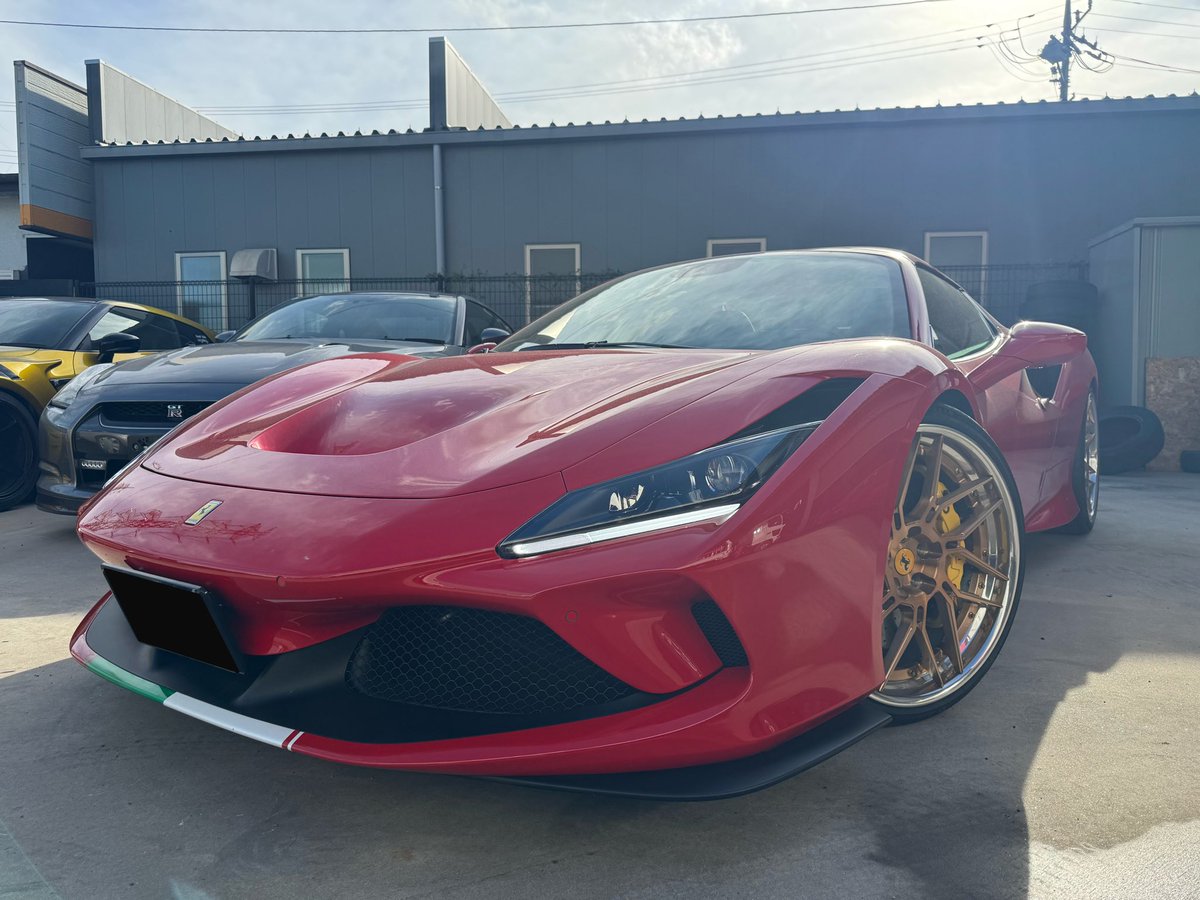 KsBASE1's tweet photo. Ferrari F8スパイダー買い取りさせていただきました😊

アルミも入りFiエギゾースト装着
快音です❣️

強烈な加速とハンドリング最高の一台です！

ご興味ある方は是非お問い合わせ下さい！ https://t.co/JFqZ2IERQa