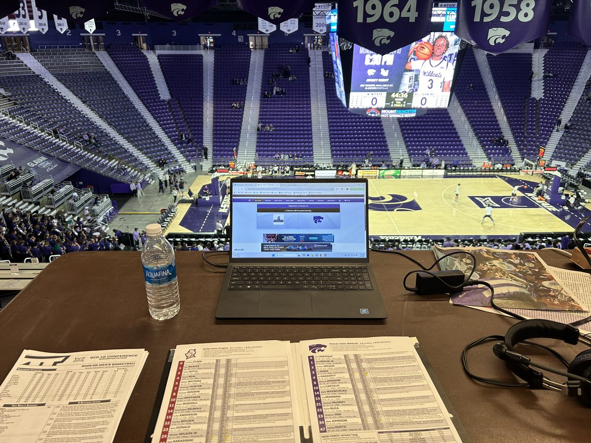 It’s K-State vs Bellarmine on <a href="/Wildcat919FM/">Wildcat 91.9</a> 

Tune in with <a href="/AdamDonner32/">Adam Donner</a> on the call, and me doing color commentary starting at 6:00