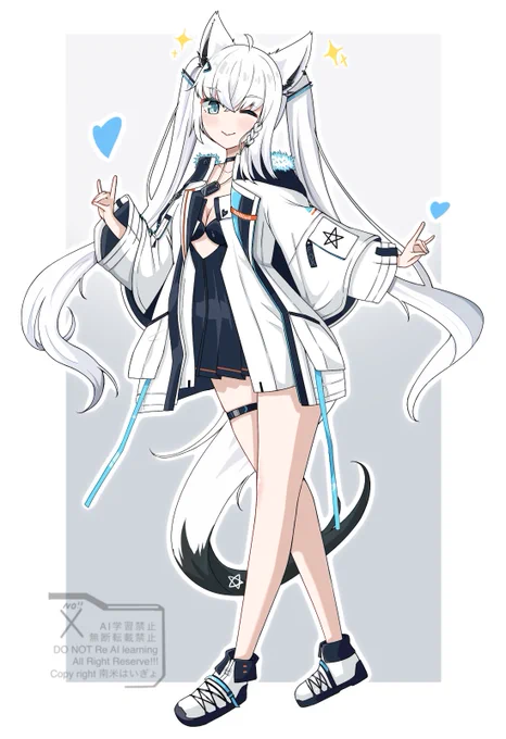 TEK衣装のフブキちゃん描きました! 後日、アクスタにしてBOOTHで 販売予定です #絵フブキ