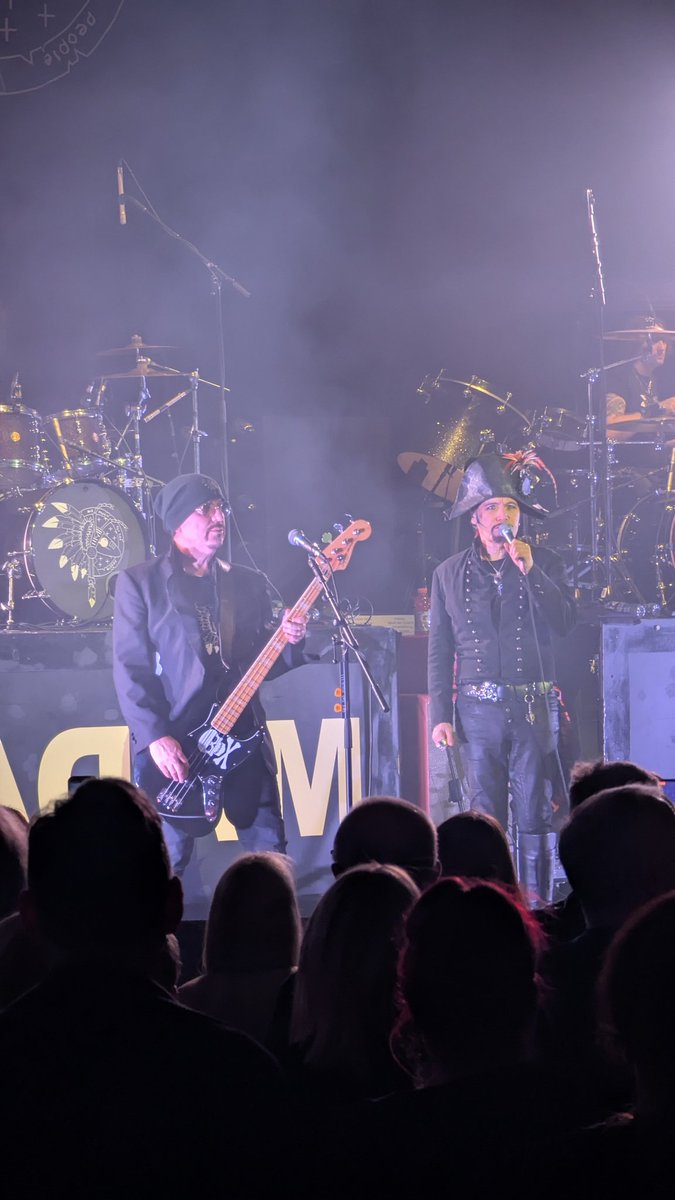 Triumphatism's tweet image. Adam Ant was great tonight in Liverpool with Toyah as support.
Double drummers really made a difference, a great band overall. What a catalogue of songs he has. &apos;Vive Le Rock&apos; still my fave Ant song.
#AdamAnt #AntMusic