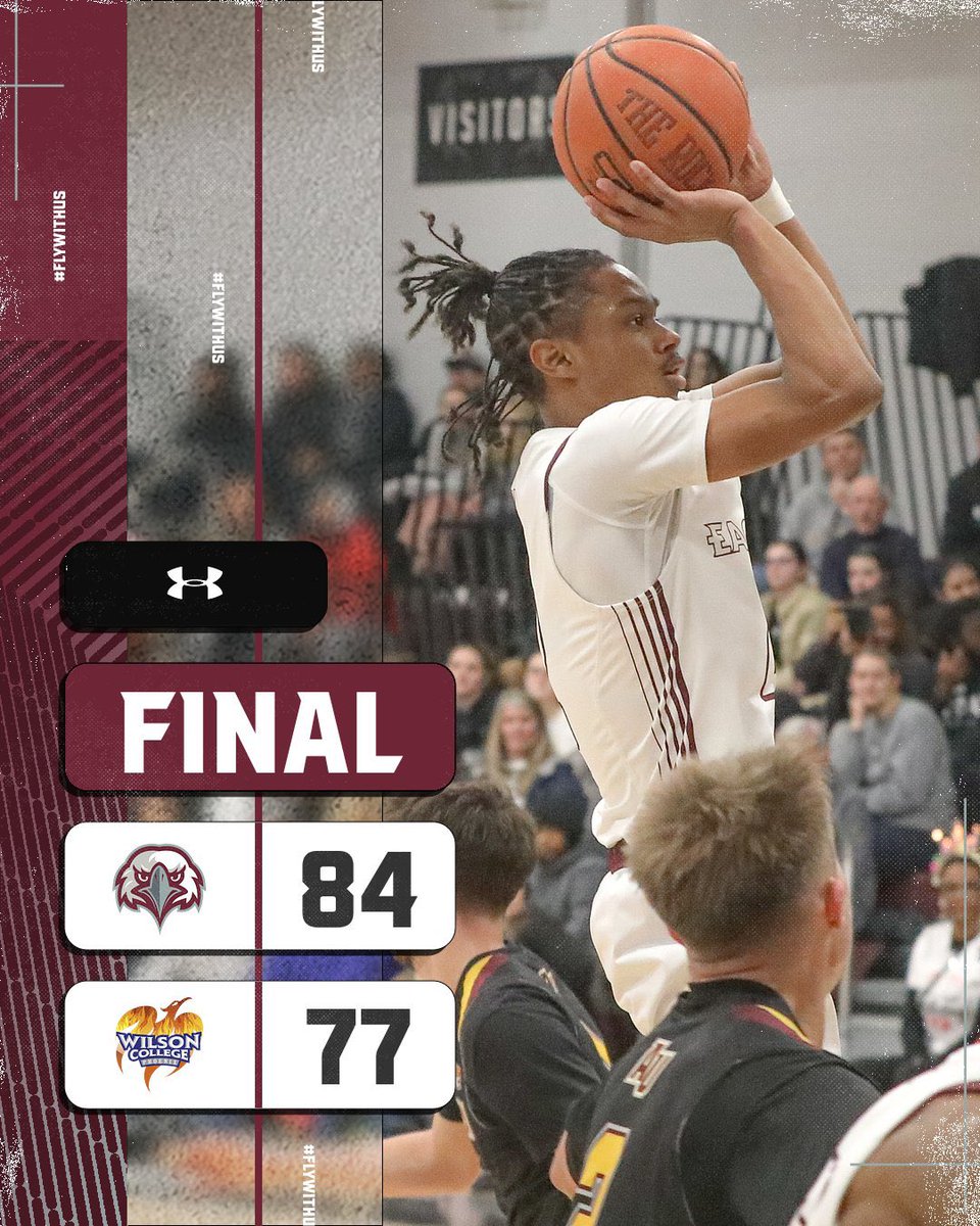 EasternU_MBB's tweet photo. First Win of the Season! ✅ 

Olise Onyeka notched his first double-double of the season with 18 points and 17 rebounds. DaRon Sherman scored 14 &amp; was nearly perfect from the stripe. All starters were in double figures tonight. We’ll see you next Thursday at The Nest!

#FlyWithUs https://t.co/t55tlEntX4