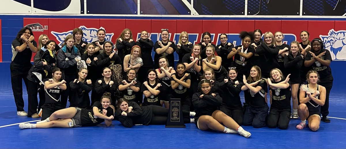 JV GIRLS WRESTLING: Penn wins Whitko Invitational !!!!