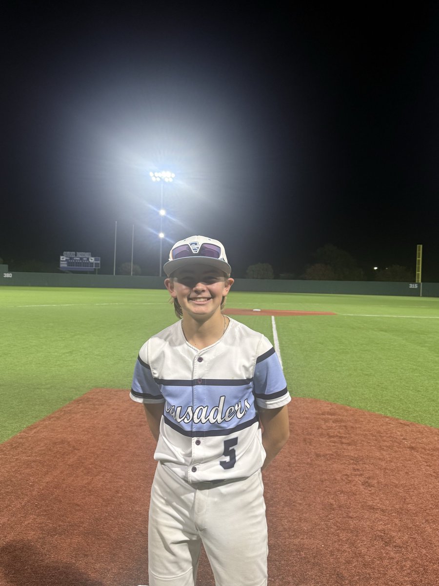 FiveToolTexas's tweet image. F: @TXGenerals Talamantez 11, Collin County Crusaders 15U 11
PoG: Landon Kinne 2-3, RBI, 2R
Hitter: Ethan Roberson 2-2, 2 RBI