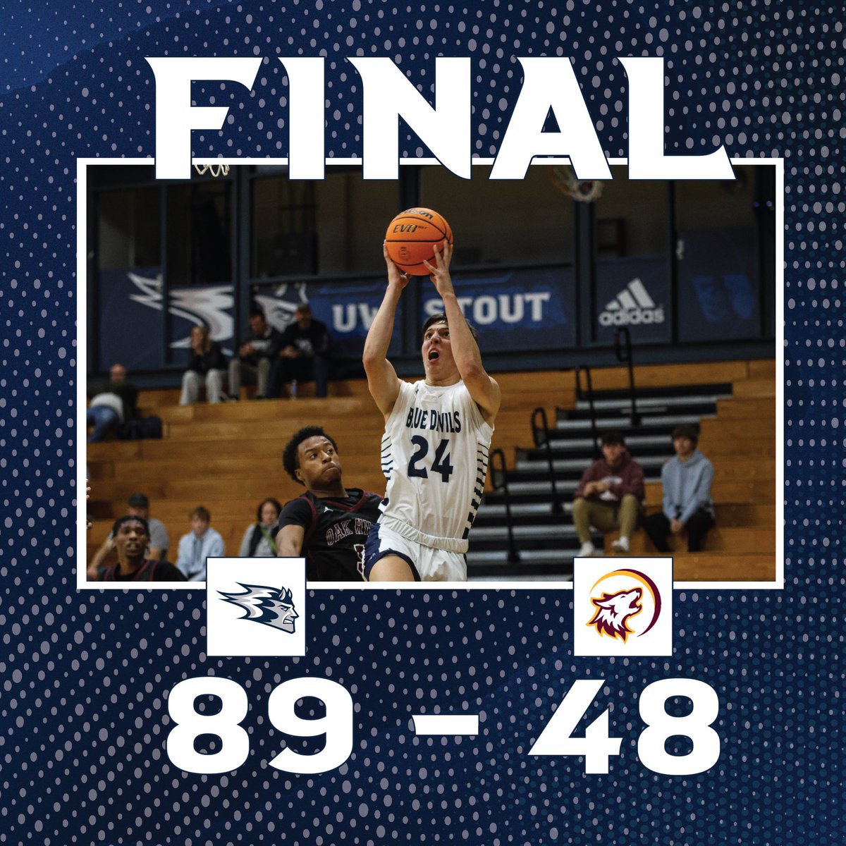 Stout Basketball tweet media