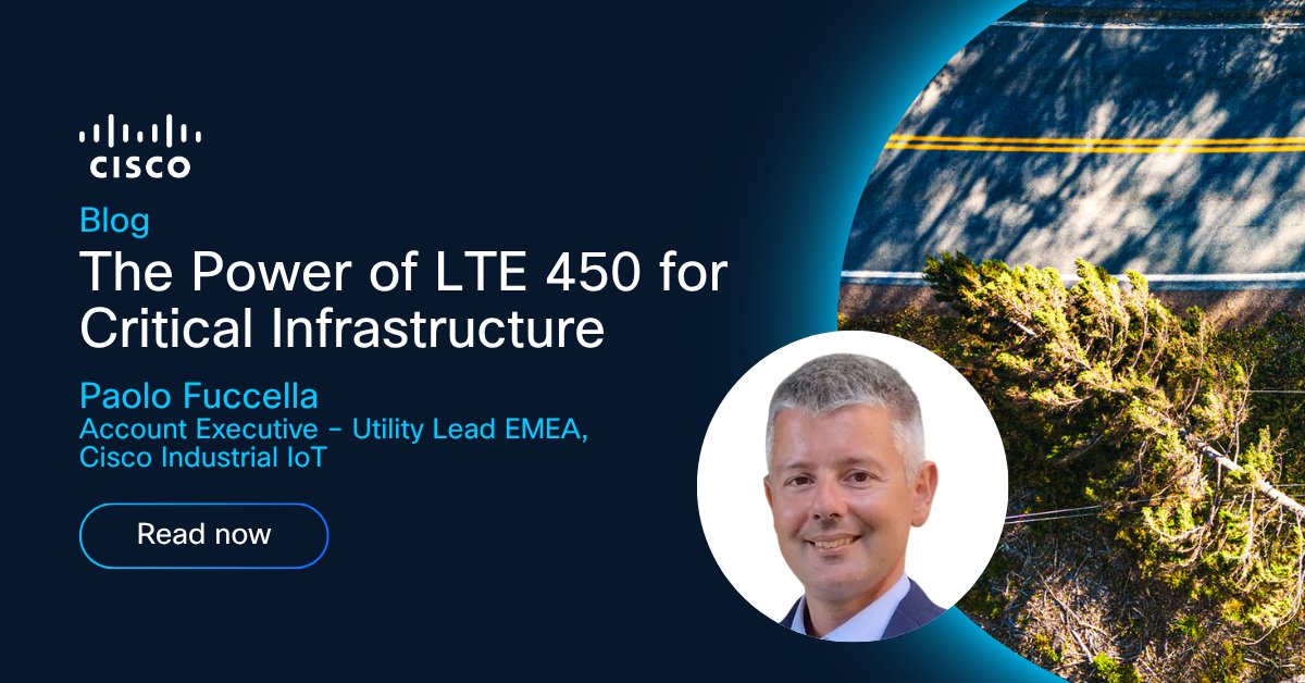CiscoIIoT's tweet image. Discover the power of LTE 450 for critical infrastructure. ⚡ Connect critical devices such as industrial control systems and physical security equipment over a private LTE network using the 450MHz band. Learn more ➡️ cs.co/60177uBrN

#DistributionAutomation